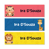 Waterproof Name Labels - Mini Zoo