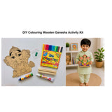 DIY Colouring Wooden Ganesha Activity Kit