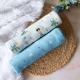 Organic Muslin Swaddles (Set of 2)- The Little Prince