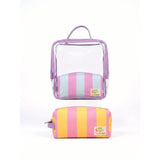 Timeless Stripes Personalized Multi-Purpose Kids Pouch - Candy Stripe