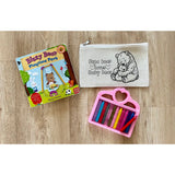 DIY Colouring Papa Bear loves Baby Bear Pouch