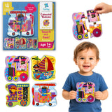 My First Touch & Feel Puzzles - Vehicles