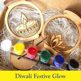 Festive Glow DIY diya stand painting kit - Craft Your Own Festival Magic!