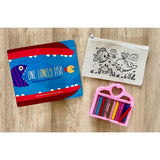 DIY Colouring Underwater World Pouch