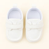 Velcro White Loafers