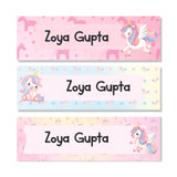 Waterproof Name Labels - Sparkle Unicorn