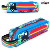 Smiggle Round About Teeny Tiny Pencil Case Medium Blue