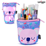 Smiggle Animalia Collection Pencil Pouch Stand Lilac