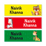 Waterproof Name Labels - Bright & Wild