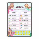 Daily Reward Chart Personalised - Mermaid Cove