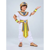 White Egyptian Pharaoh Prince, Kids Halloween Costume Fancy Dress Up