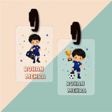 Bag Tag (Transparent) - Football Boy