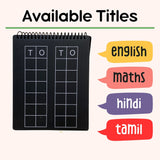 Berrybee 8-in-1 Montessori-Inspired Pre-Writing Board, Educational & Durable (Maths)
