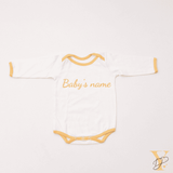 Yellow Love Bodysuits (Full Sleeves)- Set Of 2