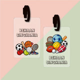 Bag Tag (Transparent) - Sports Equipment