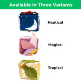 Activity Cube for Toddlers (Tropical)