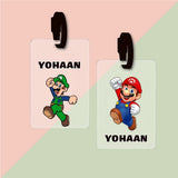 Bag Tag (Transparent) - Mario & Luigi