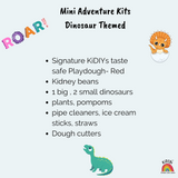 Mini Adventure Kits - Dinosaur themed