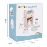 Wooden Coffee Machine for Kids