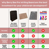 Berrybee 8-in-1 Montessori-Inspired Pre-Writing Board, Educational & Durable (Tamil)