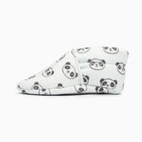 Panda Cotton Baby Shoe - White And Black