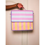 Timeless Stripes Personalized Kids Art & Stationery Folder Bag - Candy Stripe