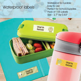 Waterproof Name Labels - Animal Hugs