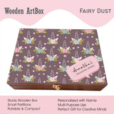Personalised Wooden Artbox - Fairy Dust