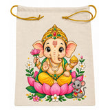 DIY Colouring Lord Ganesha Potli Bag