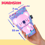 Smiggle Animalia Collection Pencil Pouch Stand Lilac