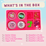 Uni GooGoo Slime Party (Pink) 4 Slimes + 20 Unicorn Dawdlers, Stretch, Squish & Decorate