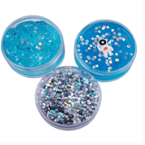 Scoobies Squish & Stack Cosmic Slime Set, 2 Glittery Slimes + 1 Sparkle Box