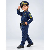 Police Kids Halloween Costume Fancy Dress Up