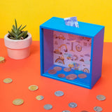 Shadow Piggy Bank - Blue