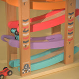 Speedy Wheels Wooden Car Race Toy