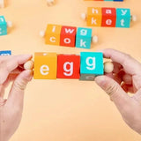 Wooden Spelling Words Game