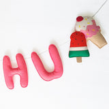 Customized Ice cream children's bunting/garlands