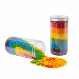 Rainbow Rice Jar - Sensory Bin Filler