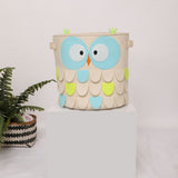 Owl round basket