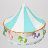 Aqua Carnival Horse Lamp