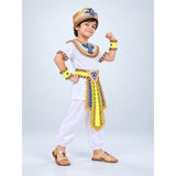 White Egyptian Pharaoh Prince, Kids Halloween Costume Fancy Dress Up