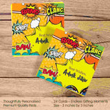 Gift Tags Square - Comic Burst