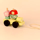Wooden Pull Along Forest Toy Set