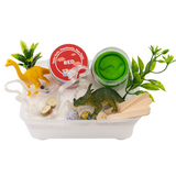 Dinosaur Mini Clay Kit - Jurassic Themed Dino Animal DIY Activity Box