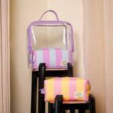 Timeless Stripes Personalized Multi-Purpose Kids Pouch - Candy Stripe