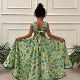 Girls Lehenga Set- Jungle