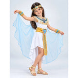 White & Gold Nile Girl, Kids Halloween Costume Fancy Dress Up