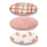 Pink Checks hairclips
