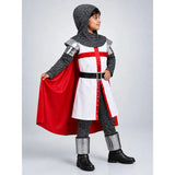 Medieval Crusader Knight Boys, Kids Halloween Costume Fancy Dress Up
