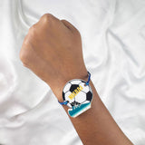Personalized Name Rakhi for Kids - Football Goals